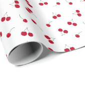 Kers Kersen Cadeaupapier (Rol Hoek)