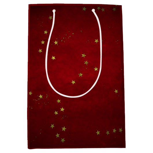 Kers Lak Gold Star Medium Cadeauzakje (Voorkant)