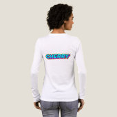 Kers Letters Tekst Kunst Tri-Blend Shirt (Achterkant)