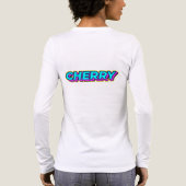 Kers Letters Tekst Kunst Tri-Blend Shirt (Achterkant)