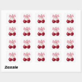 KERS MET LINT VIERKANTE STICKER (Vel)