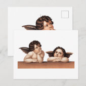 Kers naar Rafaël (1890). Briefkaart (Voorkant / Achterkant)