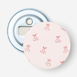 Kers Omtrek Minimalisme Button Flesopener