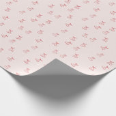 Kers Omtrek Minimalisme Cadeaupapier (Hoek)