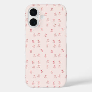 Kers Omtrek Minimalisme iPhone 16 Hoesje