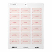 Kers Omtrek Minimalisme Etiket (Full Sheet)