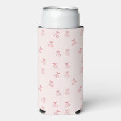Kers Omtrek Minimalisme Seltzer Blikjeskoeler (Seltzer Voorkant)