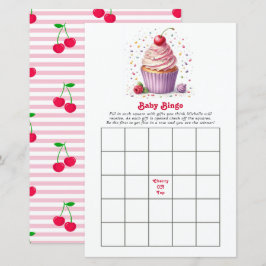 Kers Op Baby Shower Bingo Spel