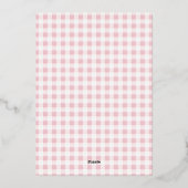 Kers op Baby Shower Uitnodiging (Achterkant)