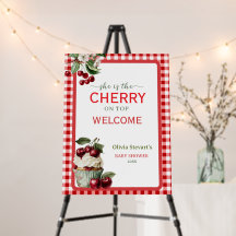 Kers op baby shower Welkom
