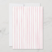Kers op de baby shower uitnodiging (Achterkant)