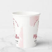 Kers op de bovenste boogcocktail Zomer bruidsdouch Papieren Bekers (Rechts)