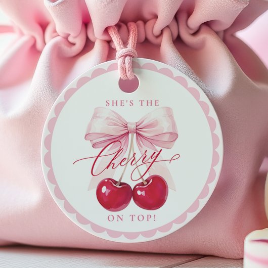 Kers op de Bruidsbruiloftcadeautjes Bedankjes Labels