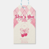 Kers Op De Bruidsshowers Cadeaulabel (Voorkant)
