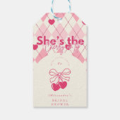 Kers Op De Bruidsshowers Cadeaulabel (Achterkant)