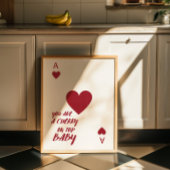 Kers op de taart Aas van Harten Kunstprint Poster