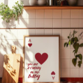 Kers op de taart Aas van Harten Kunstprint Poster