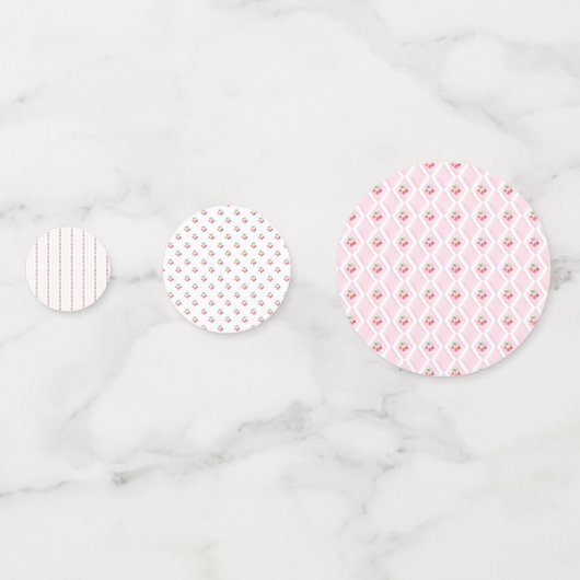 Kers op de Taart | Bruidsfeest Confetti (Achterkanten)