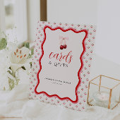 Kers op de Taart | Kaarten & Cadeaus Bruidsfeest Reclamebord Met Voetstuk