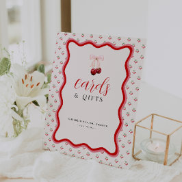 Kers op de Taart | Kaarten & Cadeaus Bruidsfeest Reclamebord Met Voetstuk