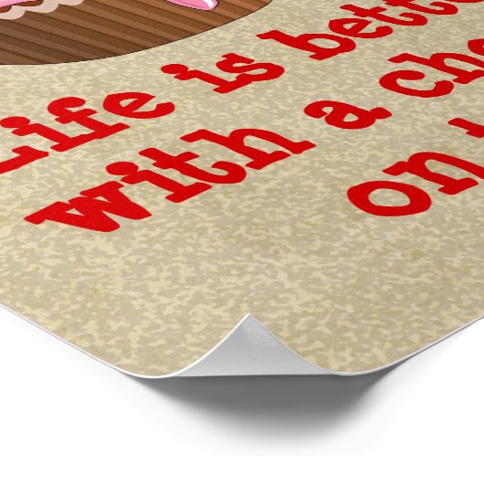 Kers op de taart poster (Hoek)