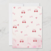 Kers op de Top Baby Shower Kaart (Achterkant)
