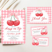 Kers op de Top Baby Shower Kaart