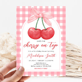 Kers op de Top Baby Shower Kaart