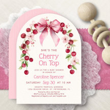 Kers Op De Top Baby Shower Meisje