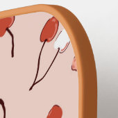 Kers op de top gemerkte pickleball-paddle pickleball paddle (Links Detail)