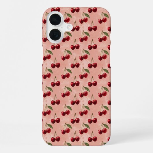 "Kers op de Top Lekkernij" iPhone Hoesje (Achterkant)