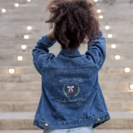 Kers op de top | vrijgezellenfeest bruidsmeisje  denim jacket