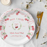 Kers op de top | VRIJGEZELLENFEEST Papieren Bordje<br><div class="desc">Prachtig coquette kersenthema vrijgezellenfeest met een zoet kersenrood & roze kleurenpalet dat een hippe maar retro vibe creëert. Geniet van een feest zo heerlijk als kersen op de top van de slagroom met onze Coquette Cherry thema vrijgezellenfeest thema. Het is leuk, flirterig en meisjesachtig! Perfect ook voor een vrijgezelle vrijgezelle....</div>