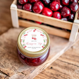 Kers op de top | VRIJGEZELLENFEEST Ronde Sticker