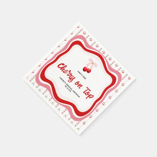 Kers op de top | VRIJGEZELLENFEEST Servet (Hoek)