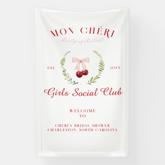 Kers op de top | Vrijgezellenfeest Welkom Spandoek (Verticaal)