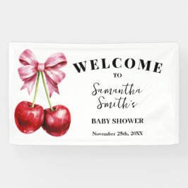 Kers op de top Welkom Baby Shower Banner