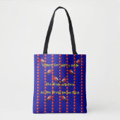 Kers Op - Glimlach Tote Bag (Voorkant)