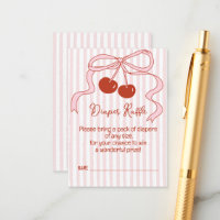 Kers op Roze Strik Lint Luier Raider Spel