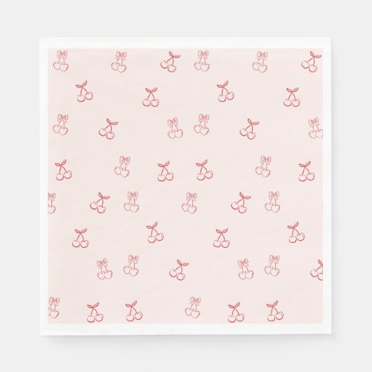 Kers Overzicht Minimalisme Servet (Voorkant)