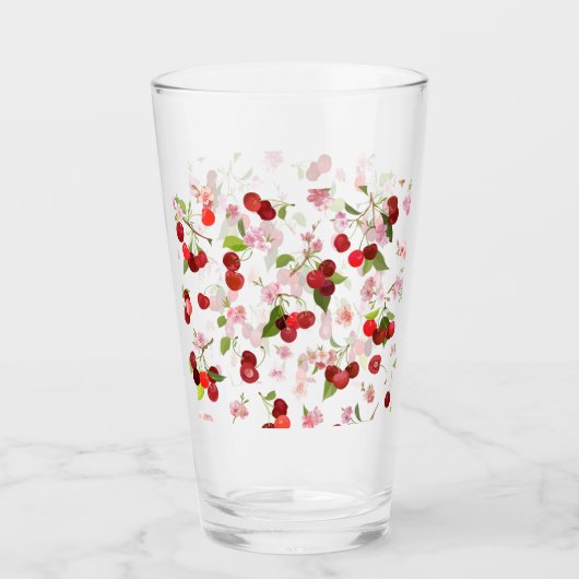 Kers Patroon 1 Glas (Voorkant)