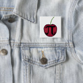 Kers Pi-knop Vierkante Button 5,1 Cm (In situ)