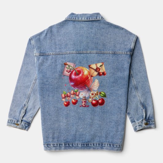 Kers Pop Denim Jacket (Achterkant)
