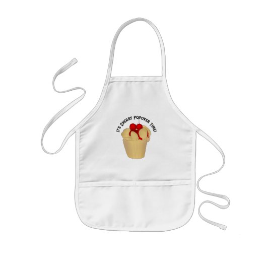 Kers Popover Kinder Schort (Voorkant)