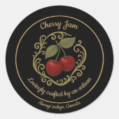 Kers Radiance – Artisan Jam Label (Voorkant)