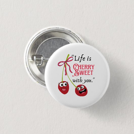 KERS RONDE BUTTON 3,2 CM (Voorkant /achterkant)