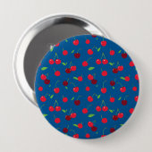 Kers Ronde Button 4,0 Cm (Voorkant /achterkant)