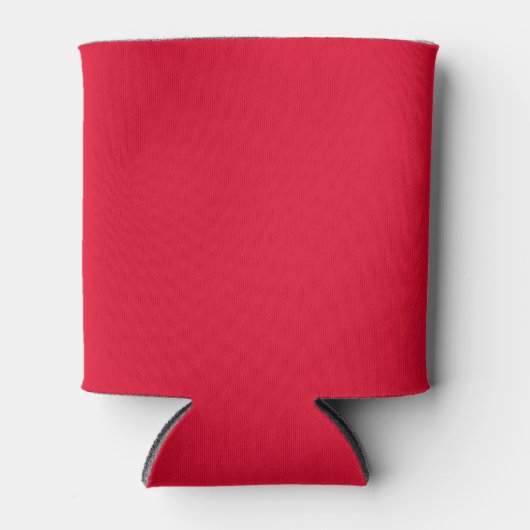 Kers Roze Effen Kleur Blikjeskoeler (Voorkant)