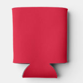 Kers Roze Effen Kleur Blikjeskoeler (Achterkant)