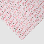 Kers Roze Strik Vloeipapier, Decoupage Kersen Tissuepapier (Detail)